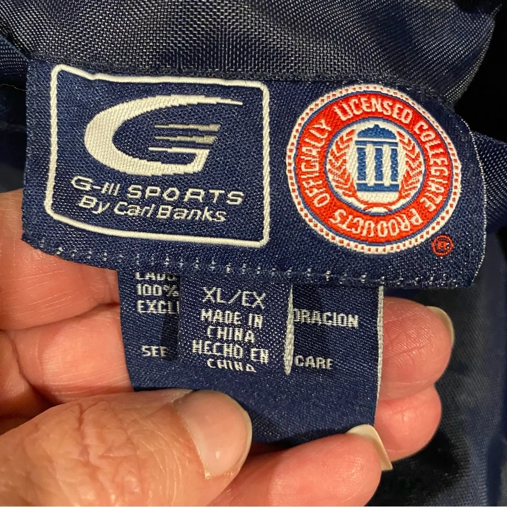 Michigan Jacket Men’s XL Blue Yellow FullZip Reversible GIII University